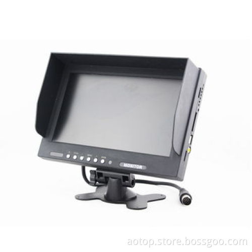 9-inch Car Rear-view TFT Panel with OSD Menu, Remoter Control, Multiple Languages, Sunshade Design